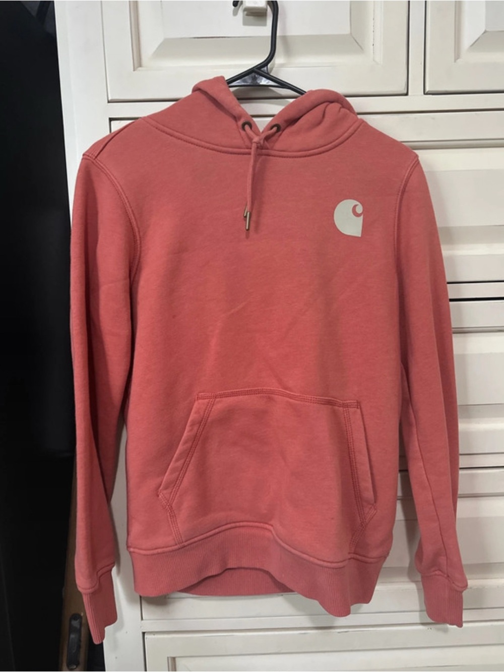 Carhartt Crewneck Hoodie in Coral Pink
